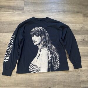Taylor Swift "The Eras Tour" Graphic Long Sleeve Shirt Size L